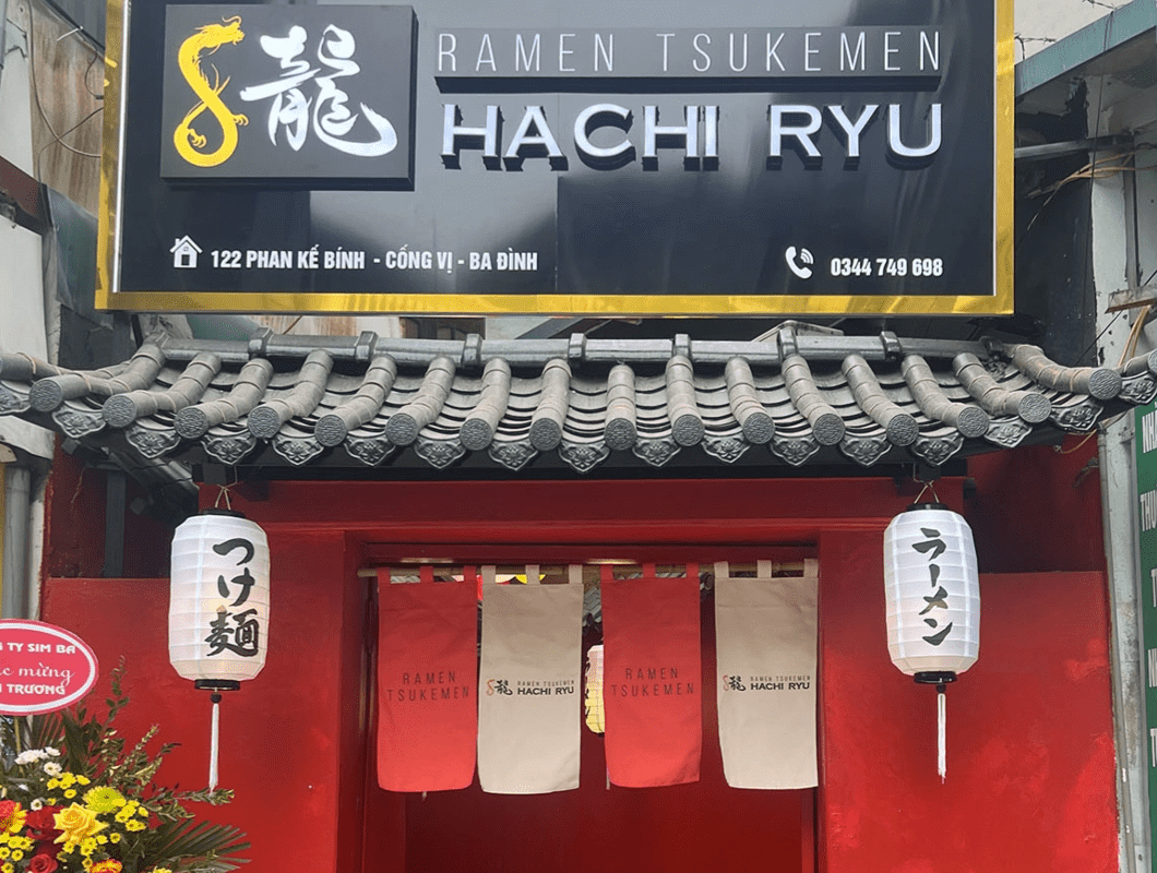 つけ麺専門店 Ramen Tsukemen Hachi Ryu（ベトナム・ハノイ）